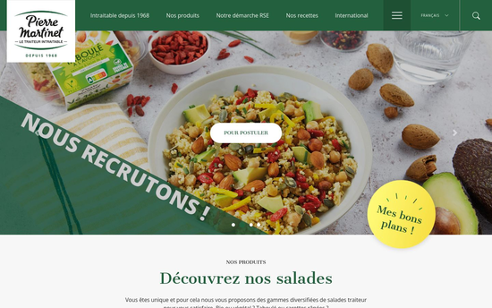 Martinet | Salades Traiteur, Taboulés, Légumières, Végétal et Bio Pierre Martinet