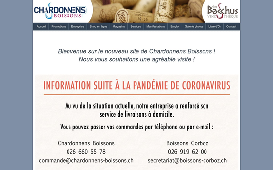 Chardonnens boissons |