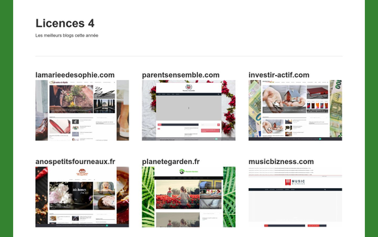 Licences4 | Licences 4 Les meilleurs blogs cette année