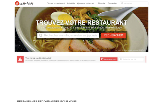 Sushi maki | Trouve le meilleur restaurant japonais à côté de chez toi !