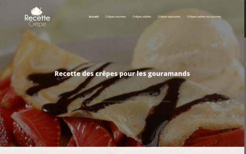 Recettes de crêpes faciles et légères sucrées ou salées