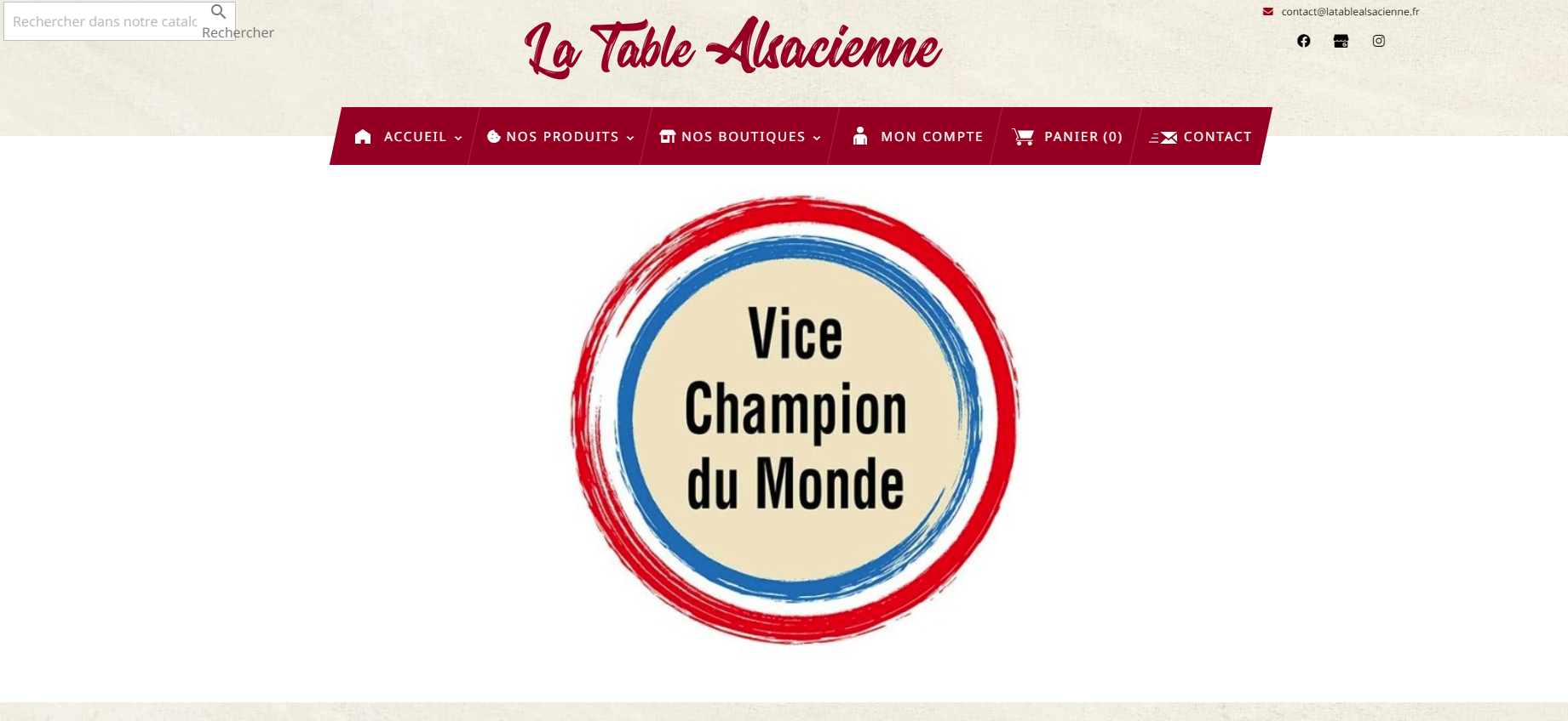 La Table Alsacienne | Boutique de produits alsacien